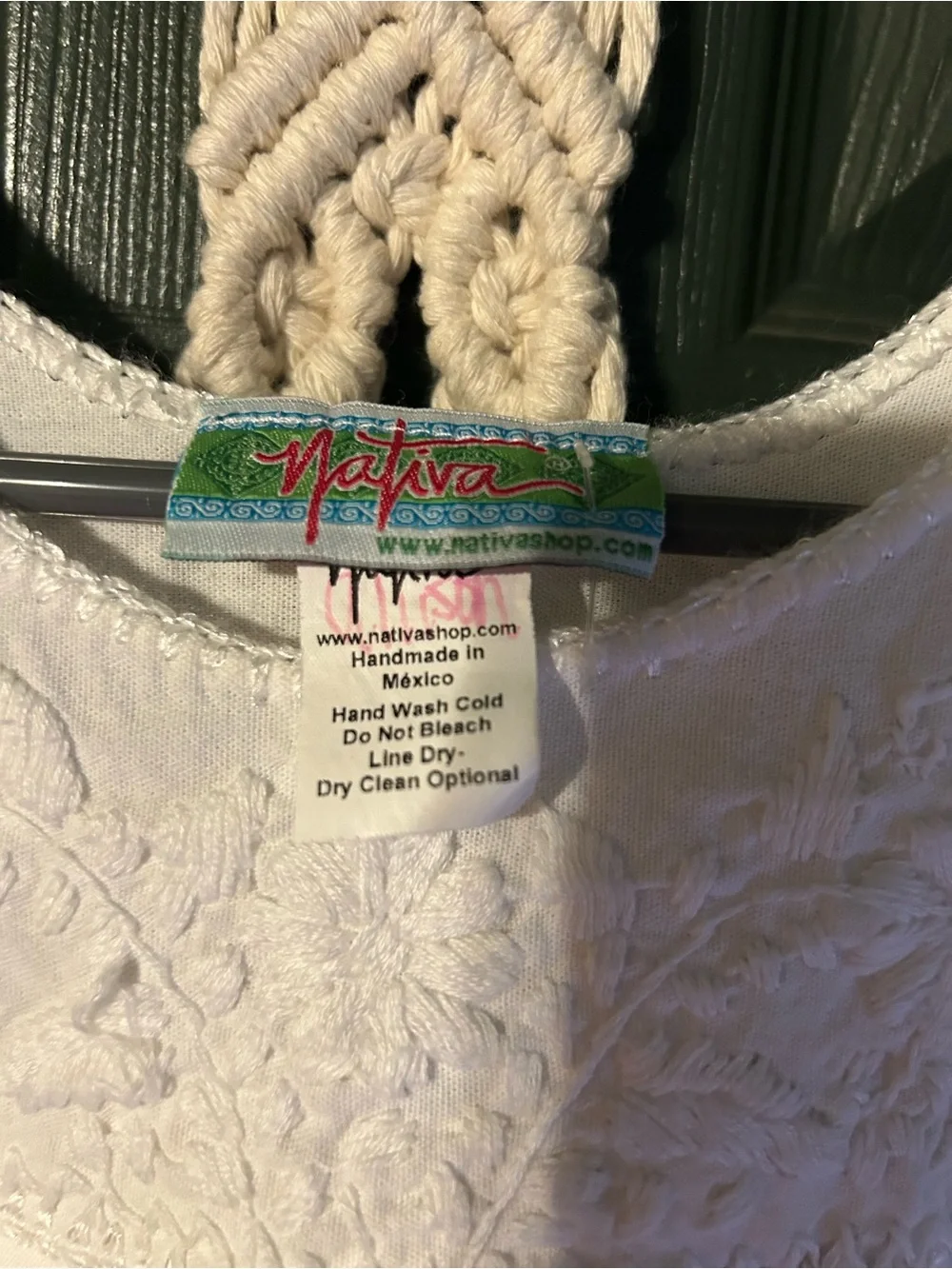 White Sleeveless Embroidered Girls Formal Dress - Picture 4 of 5